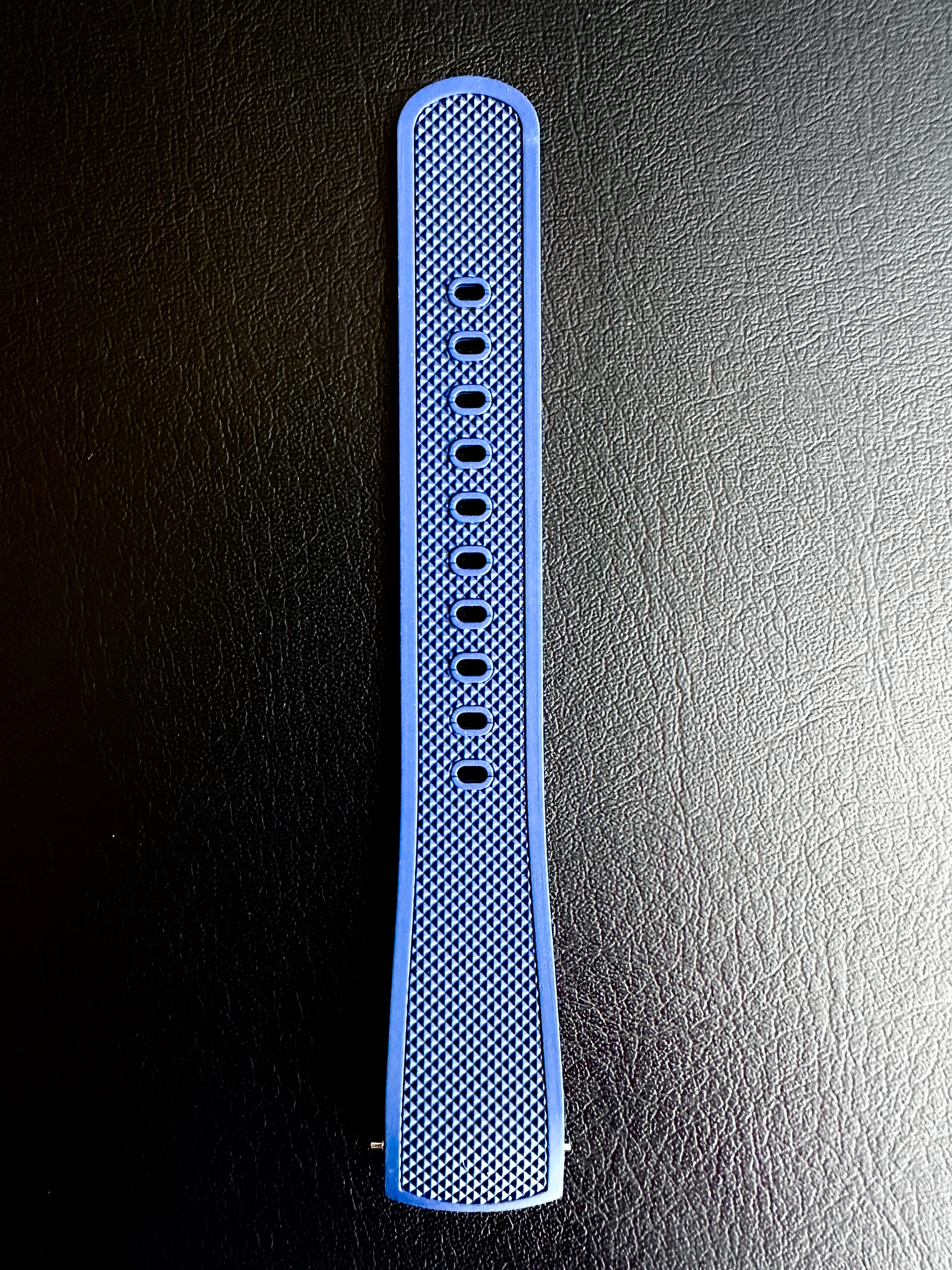 Blue FKM Rubber Strap