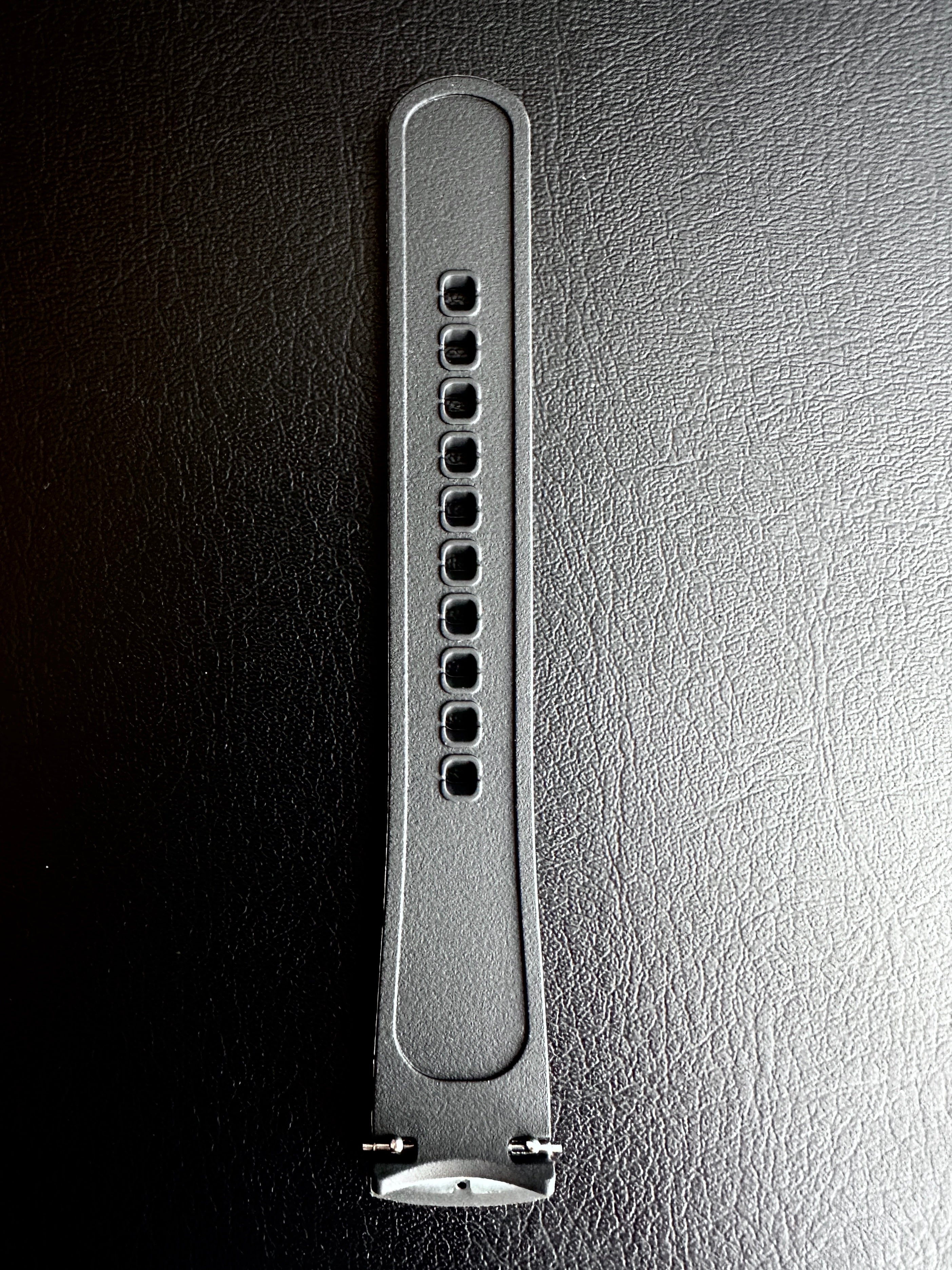 Black FKM Rubber Strap