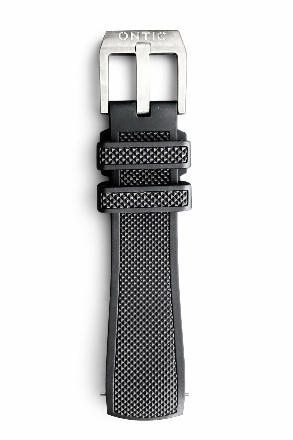 Black FKM Rubber Strap