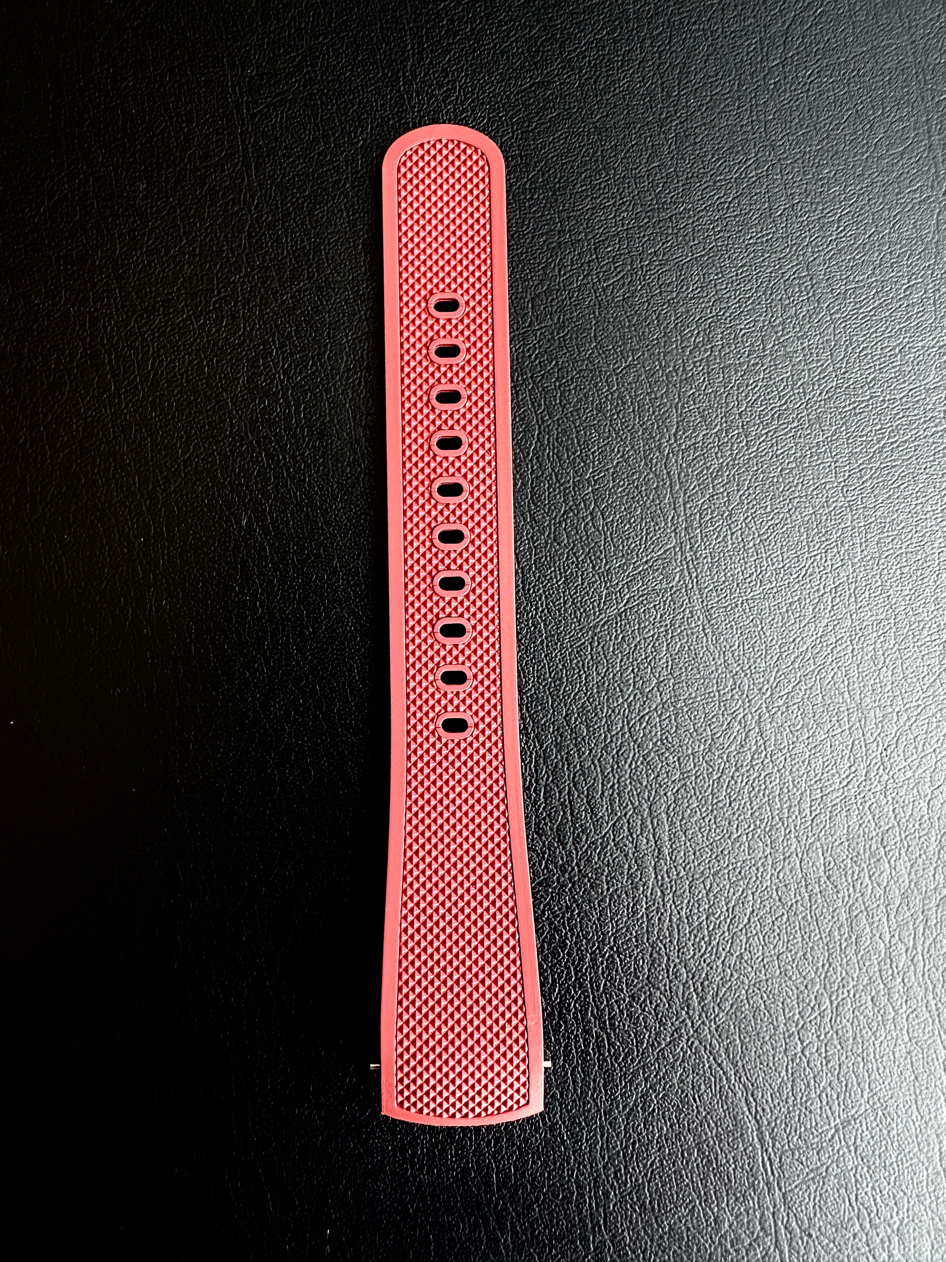 Oxide Red FKM Rubber Strap