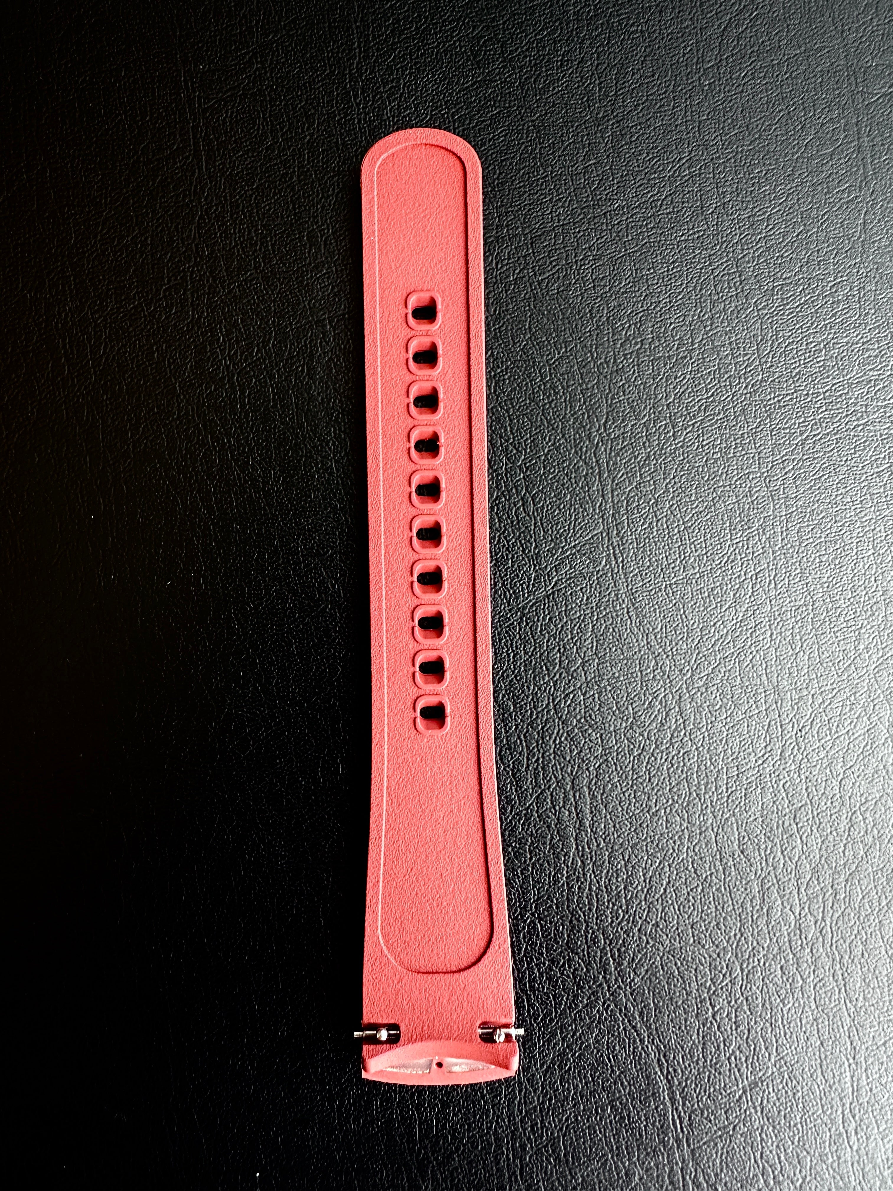 Oxide Red FKM Rubber Strap