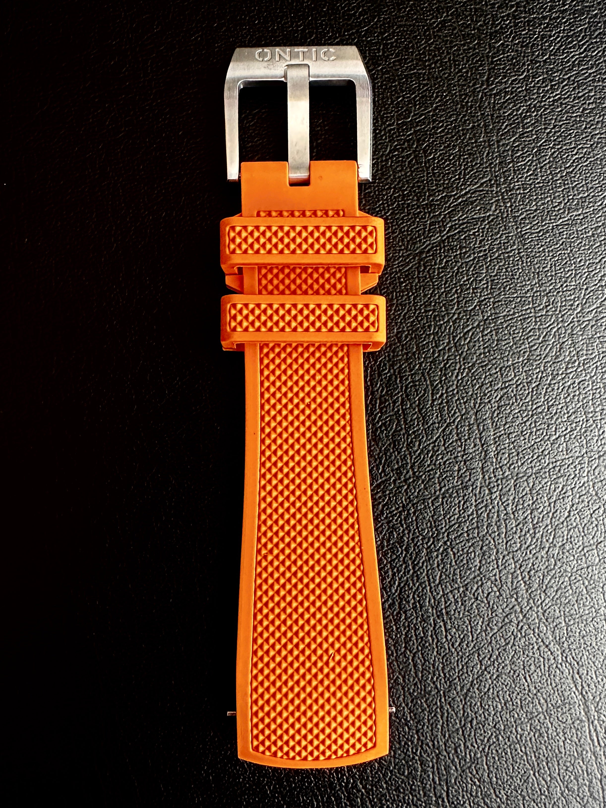 Orange FKM Rubber Strap